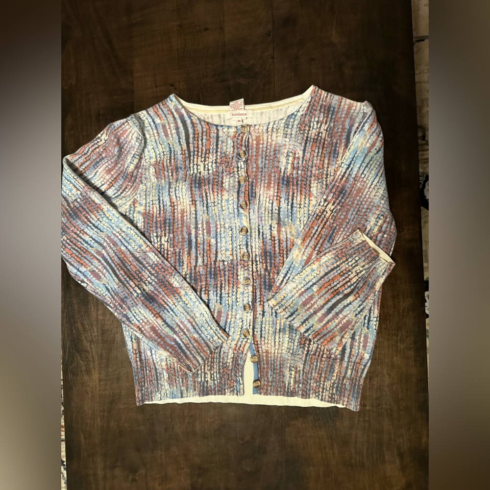 Sundance Button Up Light Sweater